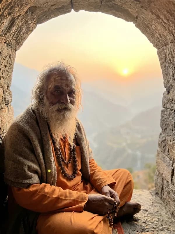 Portrait of Rudranath, a Kalpa guide